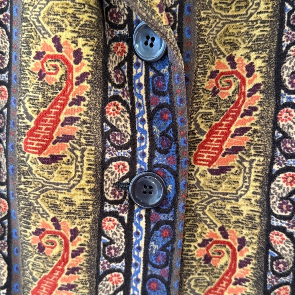 Vintage Harve Bernard Paisley Velvet Jacket - Picture 3 of 10